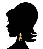 Ethnic Indian Artisan Fashion Jewelry Set LaxmiJhumki Earrings