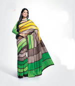 ISHIN Bhagalpuri Silk Multicolour Saree BCVIP-8507