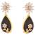 Black Beauty with Cz/American Diamond (Cut n Uncut) Designer Earrings