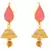 Radiant Ruby Gold Designer Jhumka...Exquisite n Ethnic....