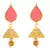 Radiant Ruby Gold Designer Jhumka...Exquisite n Ethnic....