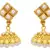 Pretty Pearl Gold Designer Jhumka