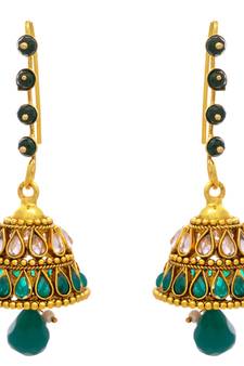 Rocking n Radiant Gold Designer Jhumka