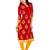 Koelle Caro Ethnic Polyester Knitted Red Women's Kurti