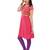 Koelle Caro Ethnic Polyester Knitted Pink Women's Kurti