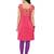 Koelle Caro Ethnic Polyester Knitted Pink Women's Kurti
