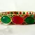 Ethnic jadau navrattan openable bangle
