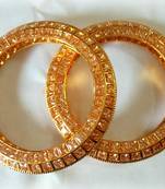 Ethnic FINE CZ GOLD PLATED bangle