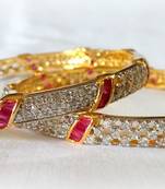FINE CZ GOLD PLATED bangle