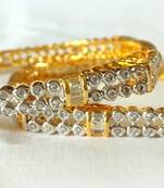 FINE CZ GOLD PLATED bangle