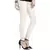 Off-White plain 4-Way Lycra Cotton leggings