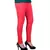 Pink plain 4-Way Lycra Cotton leggings