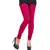 Pink plain 4-Way Lycra Cotton leggings