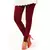 Brown plain 4-Way Lycra Cotton leggings