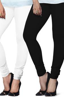 Multi-Color plain 4-Way Lycra Cotton leggings