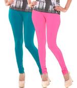 Multi-Color plain 4-Way Lycra Cotton leggings