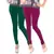 Multi-Color plain 4-Way Lycra Cotton leggings