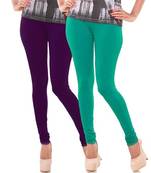 Multi-Color plain 4-Way Lycra Cotton leggings