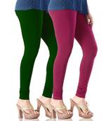 Multi-Color plain 4-Way Lycra Cotton leggings