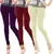 Multi-Color plain 4-Way Lycra Cotton leggings