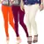 Multi-Color plain 4-Way Lycra Cotton leggings
