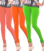 Multi-Color plain 4-Way Lycra Cotton leggings
