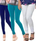 Multi-Color plain 4-Way Lycra Cotton leggings