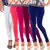 Multi-Color plain 4-Way Lycra Cotton leggings