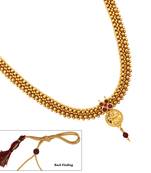 Gold Plated Ruby Kanthi mala