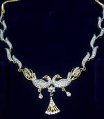 Curvy Peacock Necklace