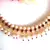 Dark Maroon pearl necklace