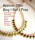 Buy 1 get 1 free pearl necklace set