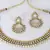 Golden pearl Stone Polki Necklace set