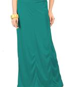 Turquoise Satin Petticoat