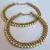Golden pearl anklet
