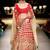 Red Color Golden Zari Embroidered Georgette Alia Bhatt Wedding Wear Bollywood Lehenga