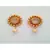 Grandiose Gold Bead Designer Earrings.