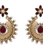 JFL - Radiant Red Designer Earring.  