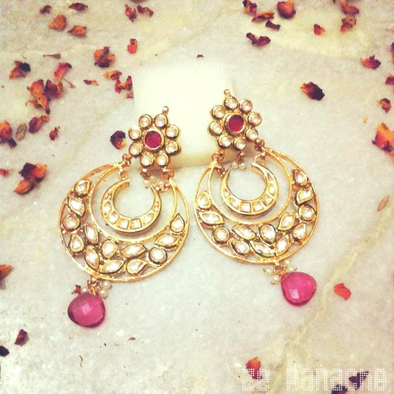 Kundan Chand Bala Earrings