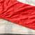 White and Red embroidered Net saree with blouse
