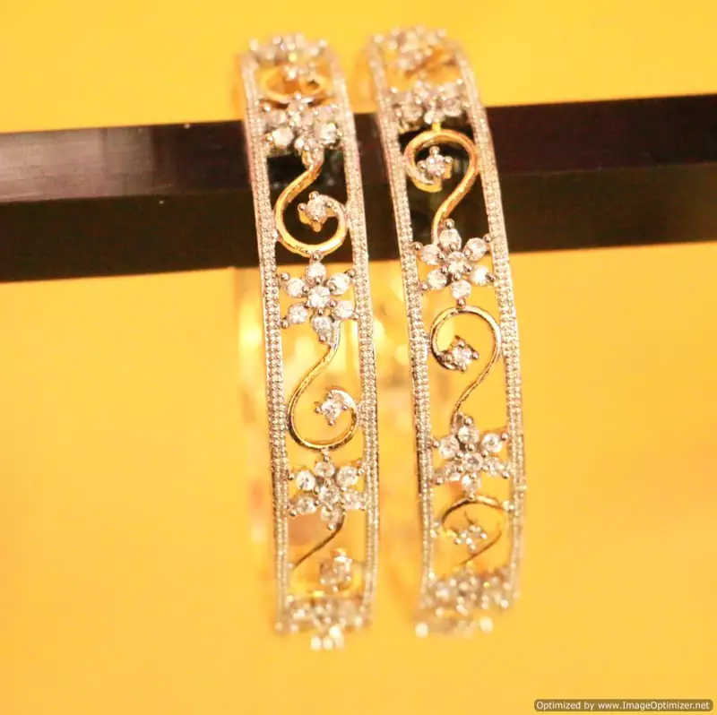 White Zircon   Bangles-And-Bracelets