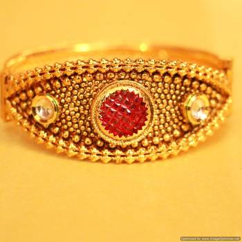 Ruby Antique Openable Kada 1