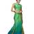 lovely looking rama blue designer unstitched georgette lehenga choli surat