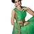 lovely looking rama blue designer unstitched georgette lehenga choli surat