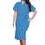 Aqua Turkish Cotton Bathrobe