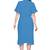 Aqua Turkish Cotton Bathrobe