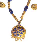 Indian Assamese Jewellery Japi Blue