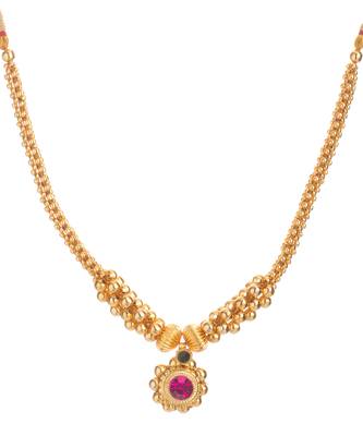 Jijamata Thushi 24K Gold Plated Alloy Necklace 2