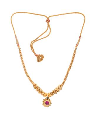 Jijamata Thushi 24K Gold Plated Alloy Necklace 3