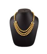 Jav Mani Triveni Haar 24K Gold Plated Alloy Necklace